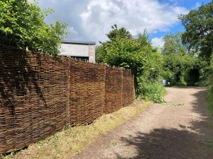 Several 6ft x 6ft willow hurdles 