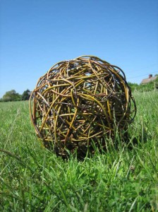 A 24 inch diameter willow ball  