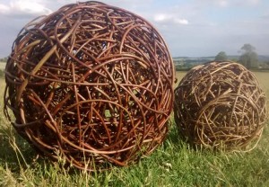 Two willow balls    